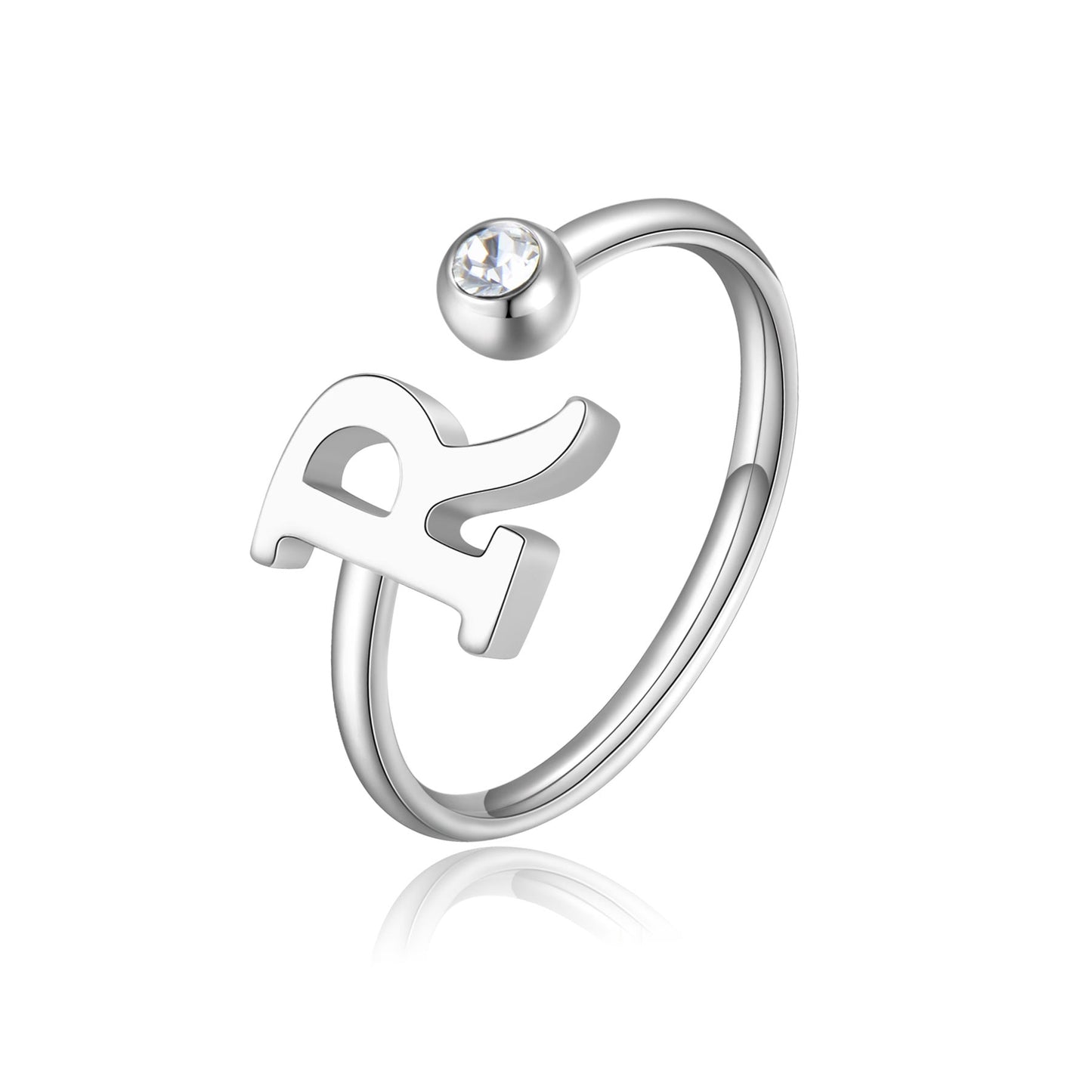 ANELLO CLICK LETTERA R