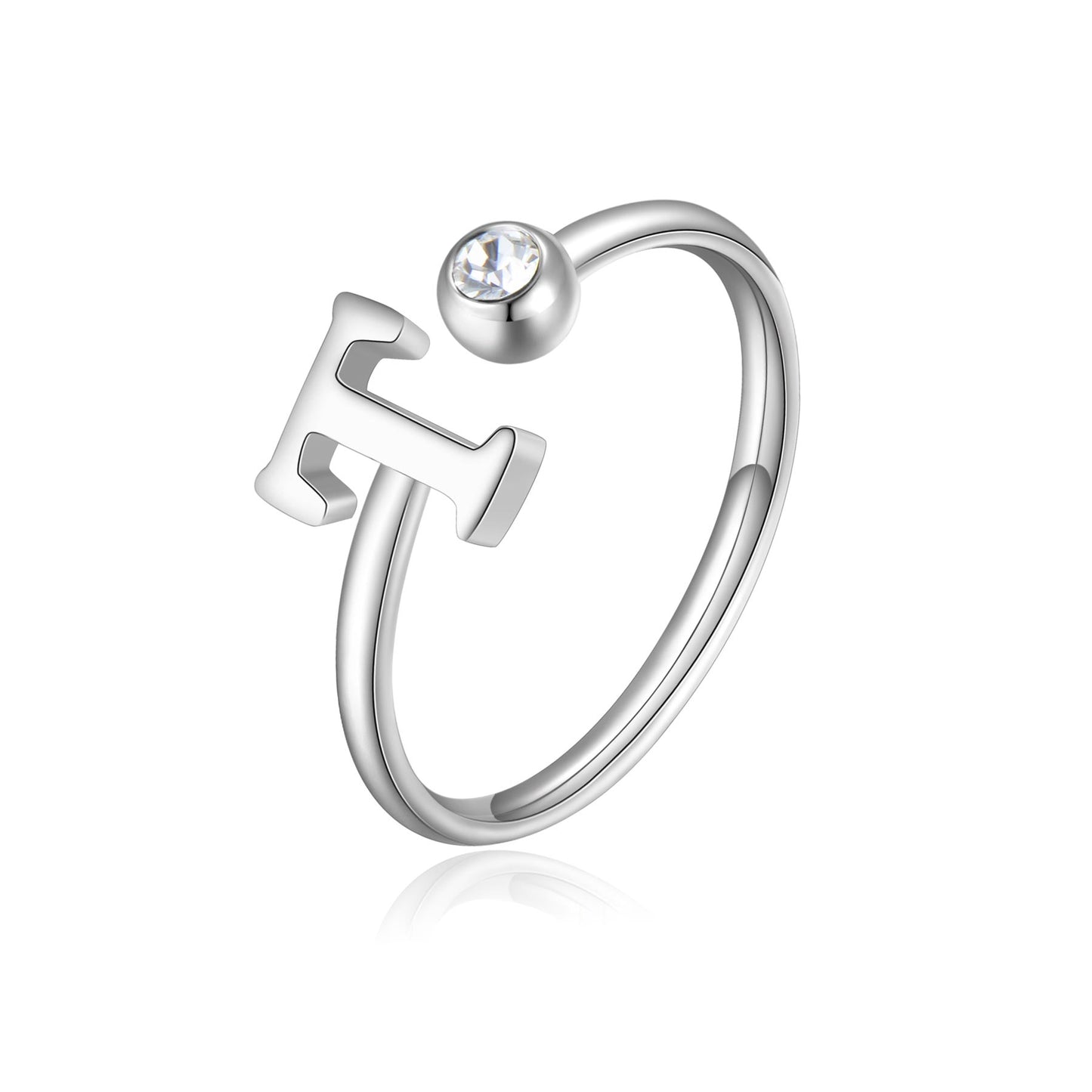 ANELLO CLICK LETTERA T