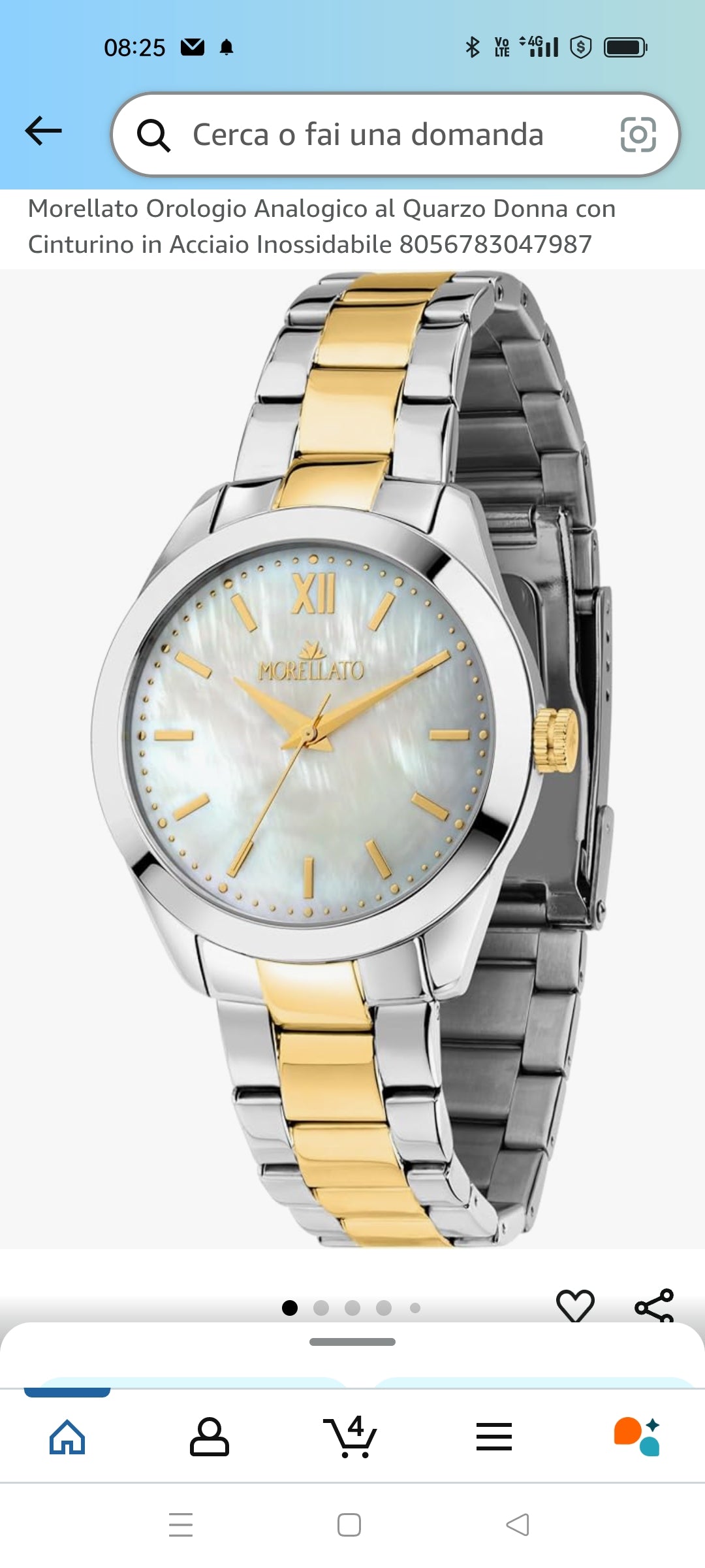 Morellato Orologio Analogico al Quarzo Donna con Cinturino in Acciaio Inossidabile 8056783047994 Gioielleria Riccardi.