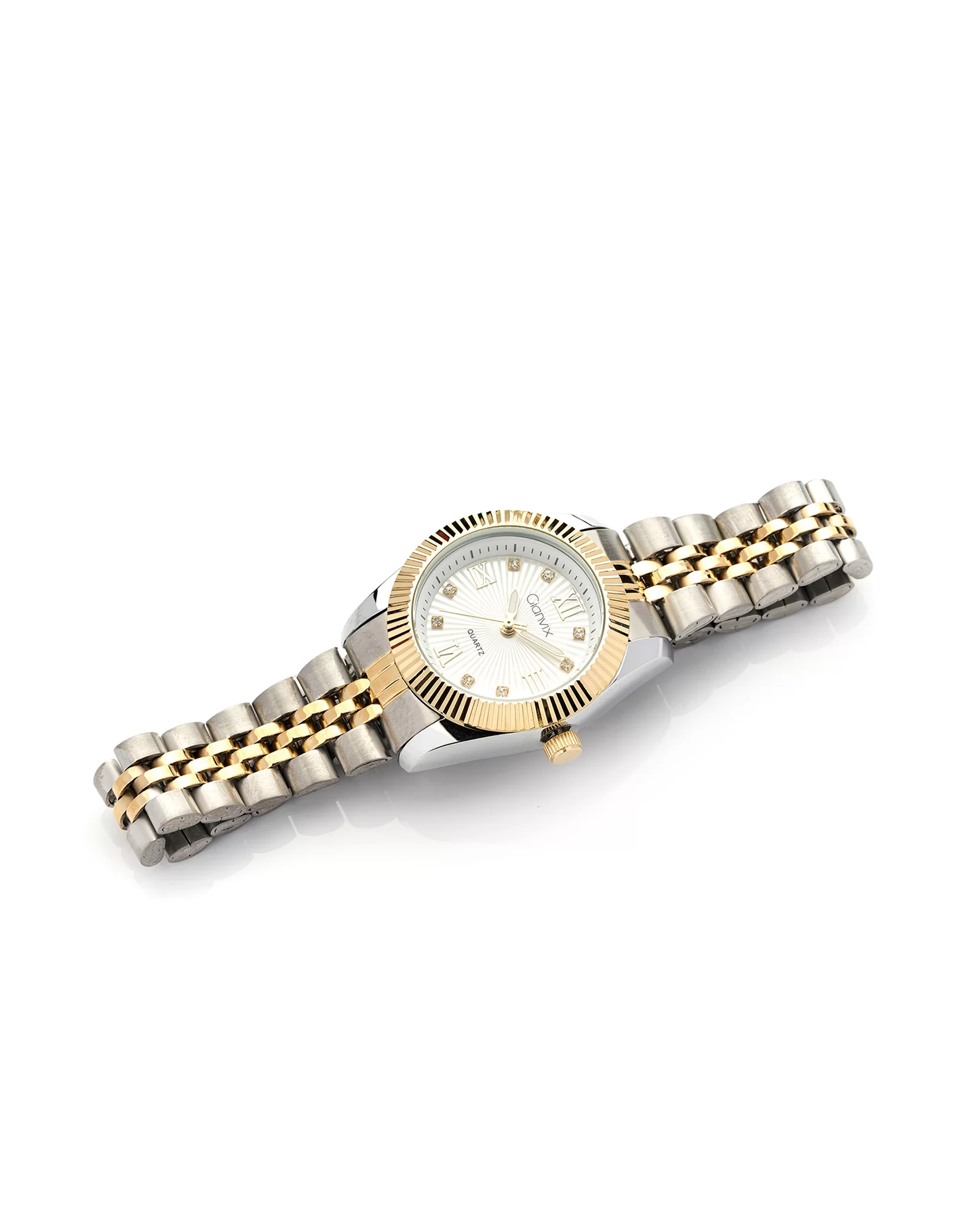 Orologio Donna PARIS al Quarzo con Quadrante Silver e Zirconi - 30mm