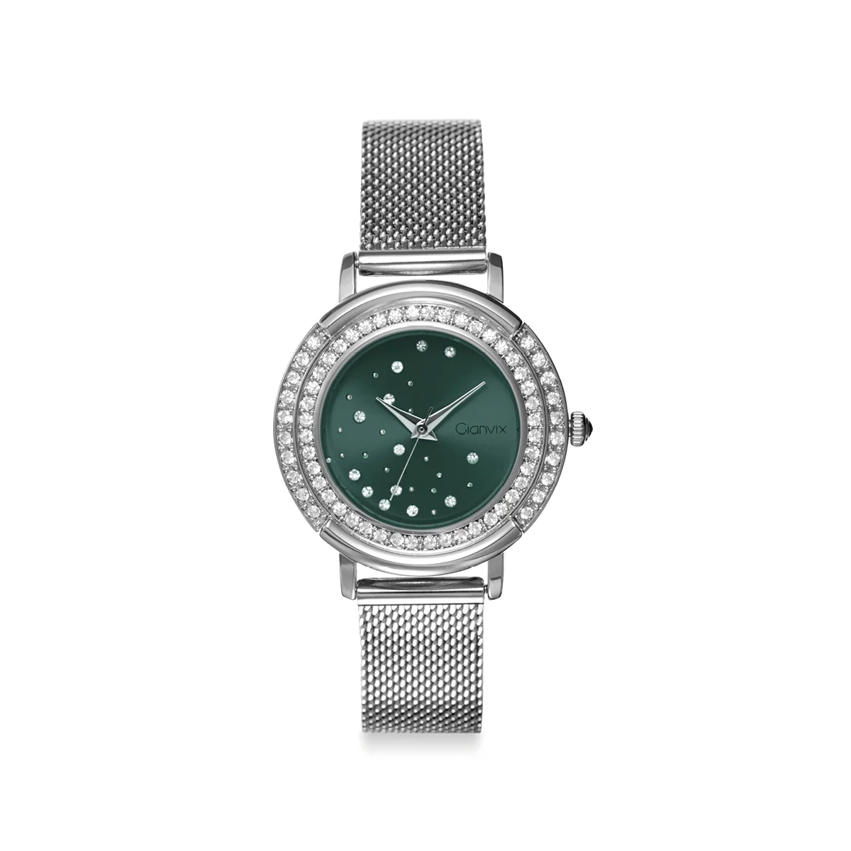 Orologio Donna CRYSTAL al Quarzo con Strass Bianchi - 32mm
