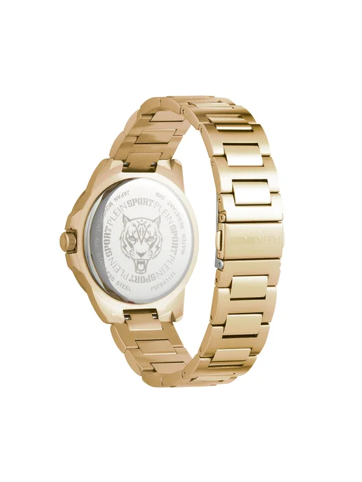 Orologio Uomo Plein Sport Touchdown - PSFBA1123, 44mm Gold al Quarzo