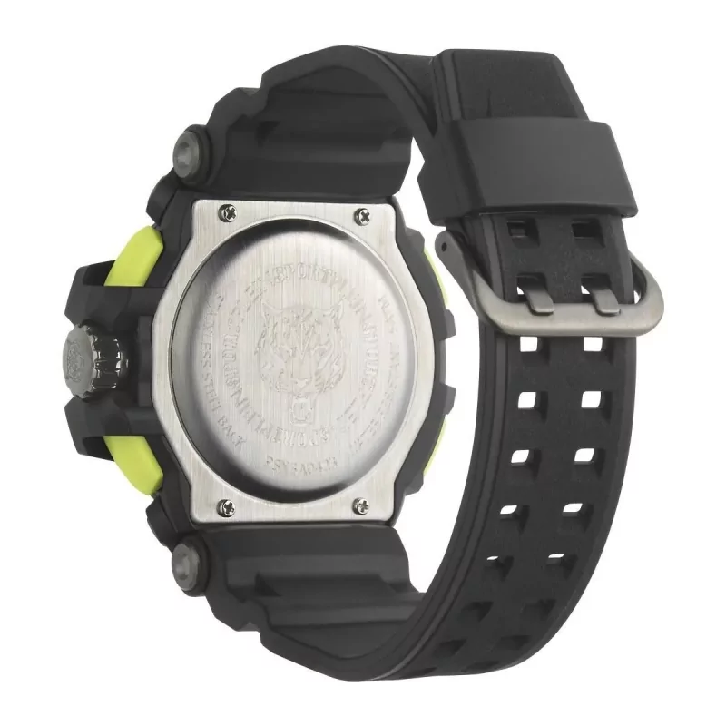 Orologio Uomo Plein Sport Combat PSNBA0423 - Cronografo, Datario e Sveglia, 50mm