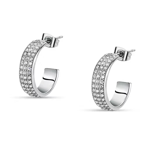 Orecchini cerchio zirconia - Morellato