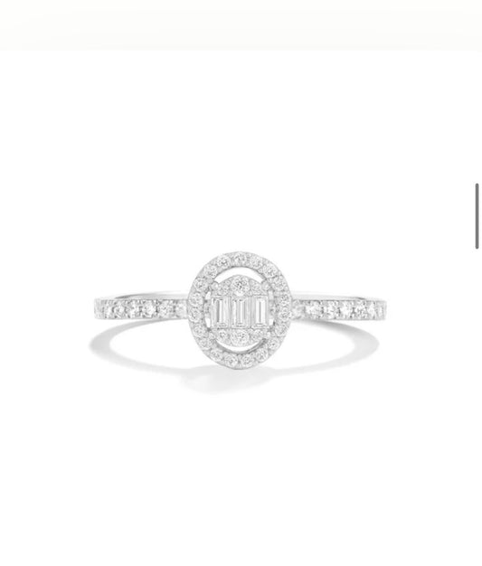 Anello ovale Bridal
