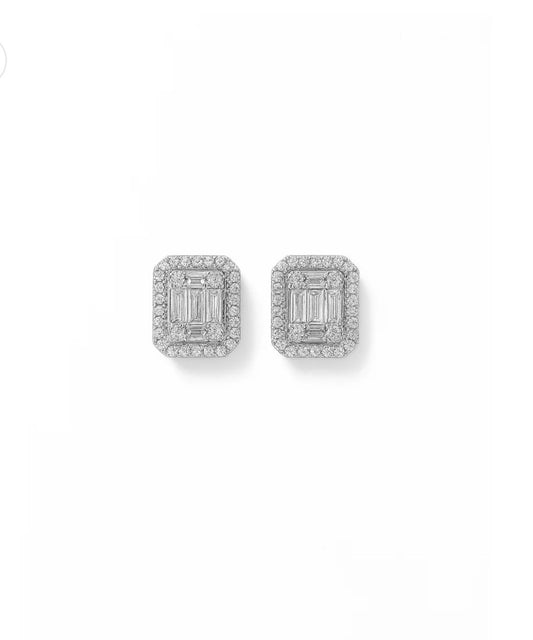 Orecchini quadrati Bridal