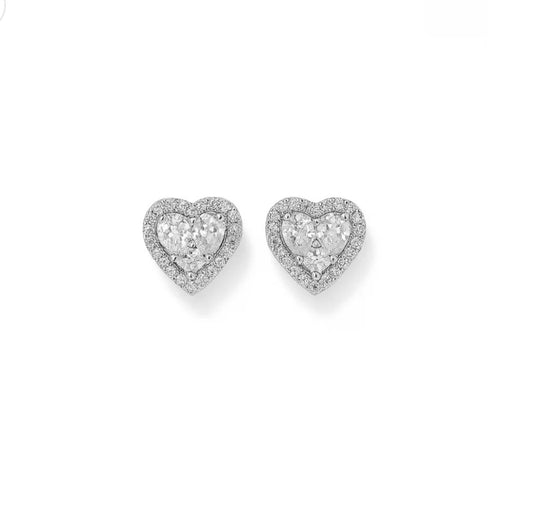 Orecchini cuore Bridal