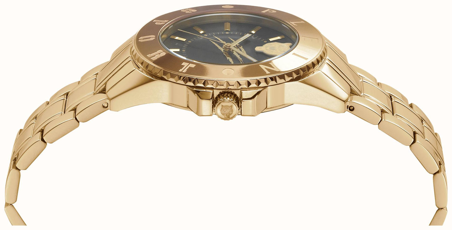 Orologio Plein Sport Glam - 3 Lancette, 40mm, Quadrante Nero