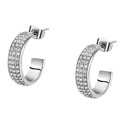 Orecchini cerchio zirconia - Morellato